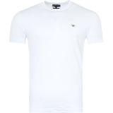 Emporio Armani - T-shirt - Wit - Met Logopatch