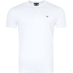 Emporio Armani - T-shirt - Wit - Met Logopatch