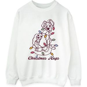 Li-cense Disney dames lady and the tramp kerstknuffels sweatshirt