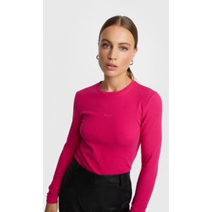 Alix The Label 2308841363 ladies knitted rib jersey top