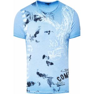 American Eagle - Rusty Neal T-shirt - Rood - 100% Katoen