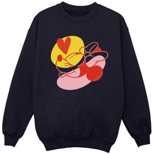 Li-cense Disney heren minnie mouse tong hart sweatshirt