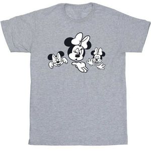 Li-cense Disney heren minnie mouse drie gezichten t-shirt