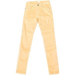 La Martina - Glanzende Stretch Skinny Broek - Geel - Dames