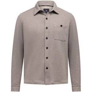 State of Art - Overshirt - Gemeleerd - Grijs - Visgraat Structuur - 22125293