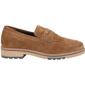Ara Alessio - Heren Instapper - Bruin - Suède - Comfortabele Loafer
