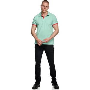 Rusty Neal - Contrast Polo Piqué Shirt - Normale Pasvorm