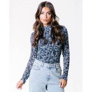 Colourful Rebel - Top lange mouw - Donker blauw - WT217260