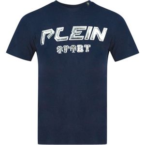 Philipp Plein Sport - T-shirt - Zwart - 3D-logo