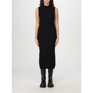 Gestructureerde Brei Midi Jurk