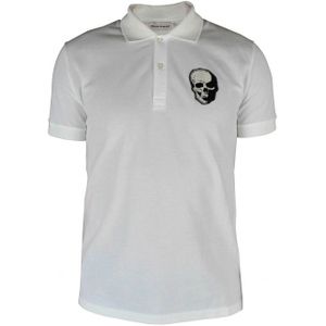 Alexander McQueen - Poloshirt - Wit - 100% Katoen