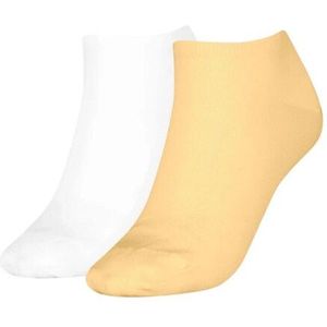 Tommy Hilfiger Dames enkel sokken met geborduurd logo (set van 2)