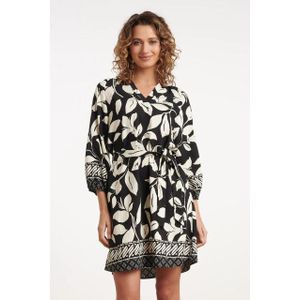 Smashed Lemon - 35187 - Korte Jurk - Bladeren Print