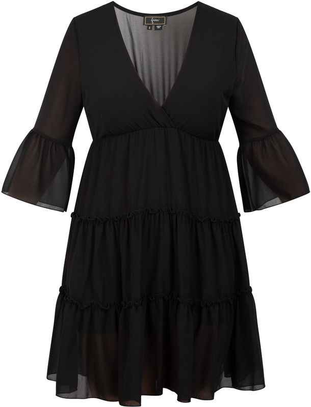 faina mini-jurk met ruches