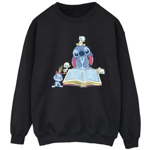 Li-cense Disney dames lilo & stitch boek lezen sweatshirt