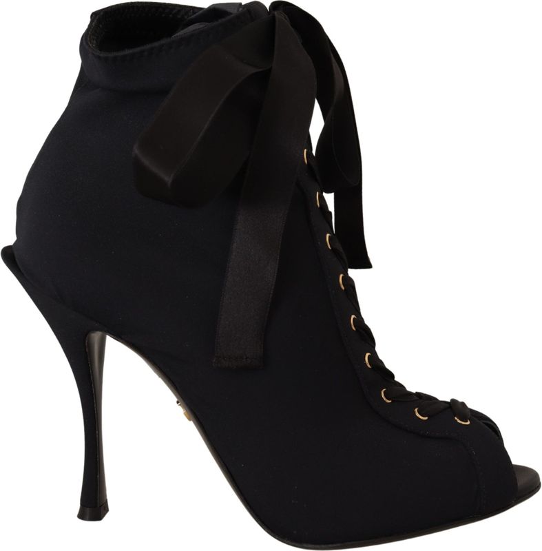 Dolce & Gabbana - Heeled Boots - Zwart - Dames