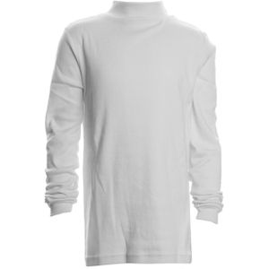 Unisex LPG700 t-shirt met lange mouwen en halve hals voor jongens en meisjes