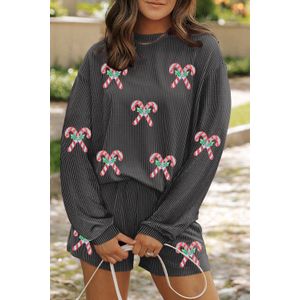 Gestreept Pepermunt pajamaset