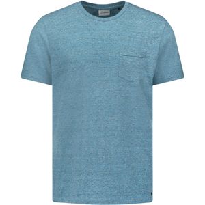 No Excess T-shirt korte mouw ronde hals multi coloured aqua