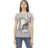 Geisha T-shirt Korte Mouwen Grijs