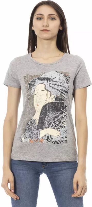 Geisha T-shirt Korte Mouwen Grijs