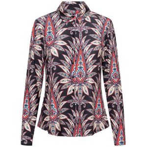 &Co Woman - Blouse lange mouw - Zwart - BL401 LOTTE