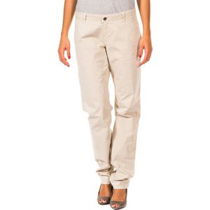 Lange recht gesneden broek met zomen 31694100 vrouw