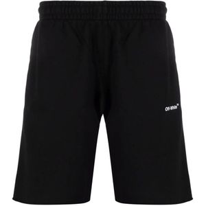 Diag - Helvetica Sweatshort - Zwart - Korte Broeken