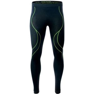 Hi-Tec - Thermobroek - Zwart - Polyester/Nylon/Elastaan - Ademend/Sneldrogend