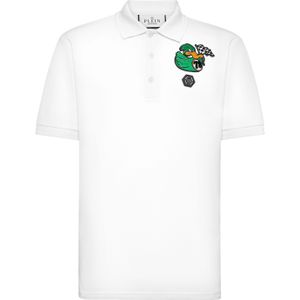 Philipp Plein - Polo shirt SS Duck Chest - Katoen - Wit