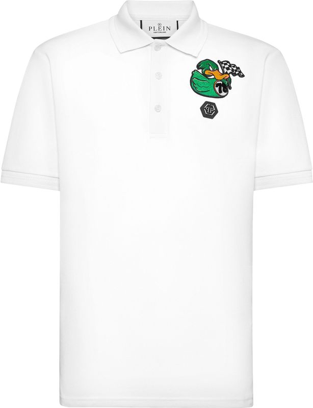 Philipp Plein - Polo shirt SS Duck Chest - Katoen - Wit