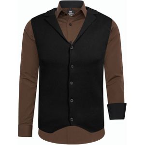 Shirt met vest set van 2