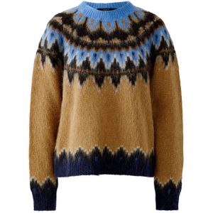 Oui - Pullover 0086096 - Vesten - Cognac