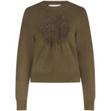 Nukus - NKF03040 - Pullover - Licht Bruin - Intarsia