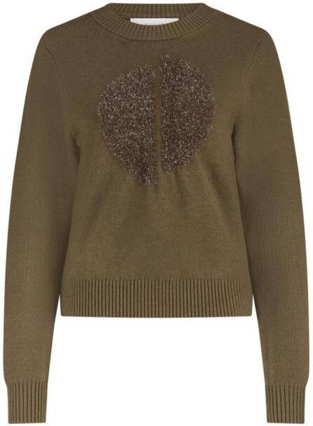 Nukus - NKF03040 - Pullover - Licht Bruin - Intarsia