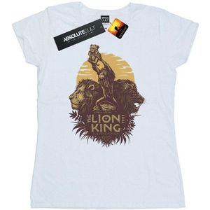 Li-cense Disney dames the lion king movie sunrise collage katoenen t-shirt