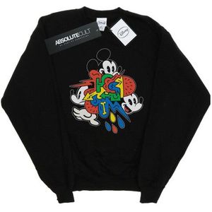 Sweater - Gedrukt - Katoen/Polyester - Lange Mouwen - Crew Neck