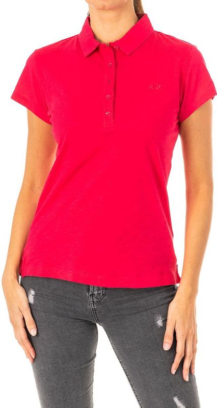 Damespolo - Rood - LWP601 - Korte Mouwen - Reverskraag