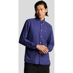 Lyle & Scott - Effen Oxford Overhemd - Blauw