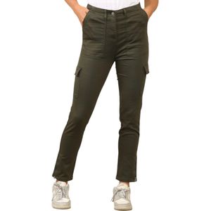 MYT - Cargo Chino - Khaki - Dames Broek - Enkel Grazer