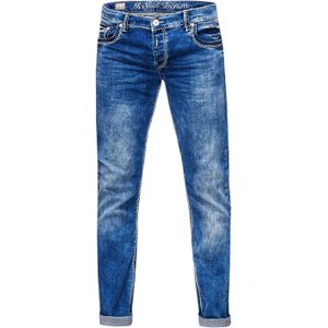 Rusty Neal - LEVIN - Jeansbroek - Blauw - Regular Fit