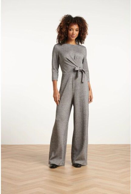 Smashed Lemon - Jumpsuit - Zwart - Met Lurex