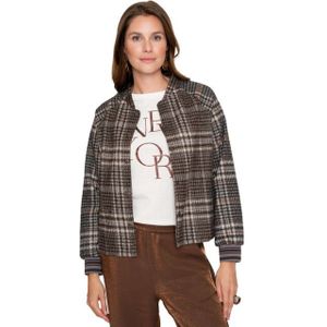 Geisha - Jack 55714-20 - Damesjack - Geruit - Aardetinten