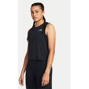 Under Armour Rush energy crop tank-blk 1383654-001