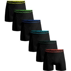 Muchachomalo Heren 6-pack boxershorts effen