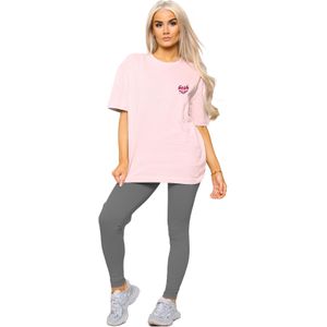 Enzo Milano - Oversized T-shirt en Leggingset - Dames