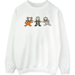 Sweater - Gedrukt - 50% Katoen 50% Polyester - Lange Mouwen - Crew Neck