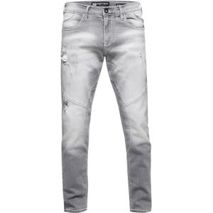 Rusty Neal - NISHO - Jeansbroek - Regular Fit - Biker - Katoen Stretch