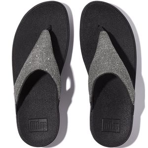 FitFlop Lulu shimmerlux toe-post sandals