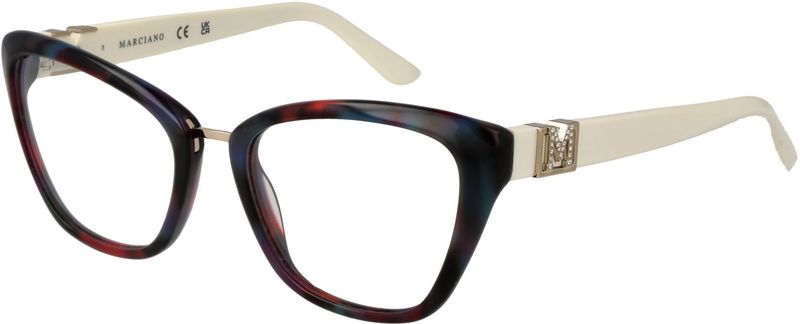 Cat Eye - Blauw - Acetaat - Demo Glazen